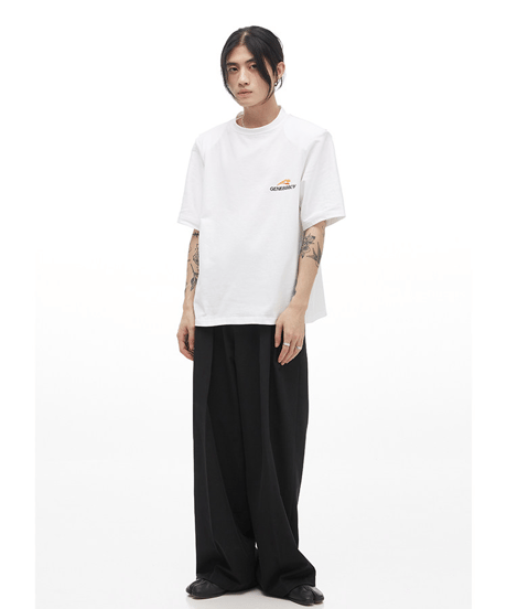 ジェネシスボーイ ロゴ ルーズシルエット Tシャツ / 2color