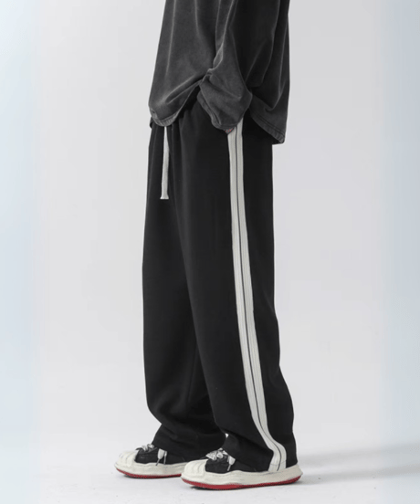 ラインテープ リラックススウェットパンツ / 2color
