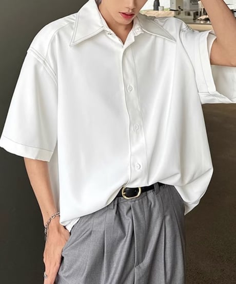 エフォートレス・ワイドシルエットシャツ / 3color