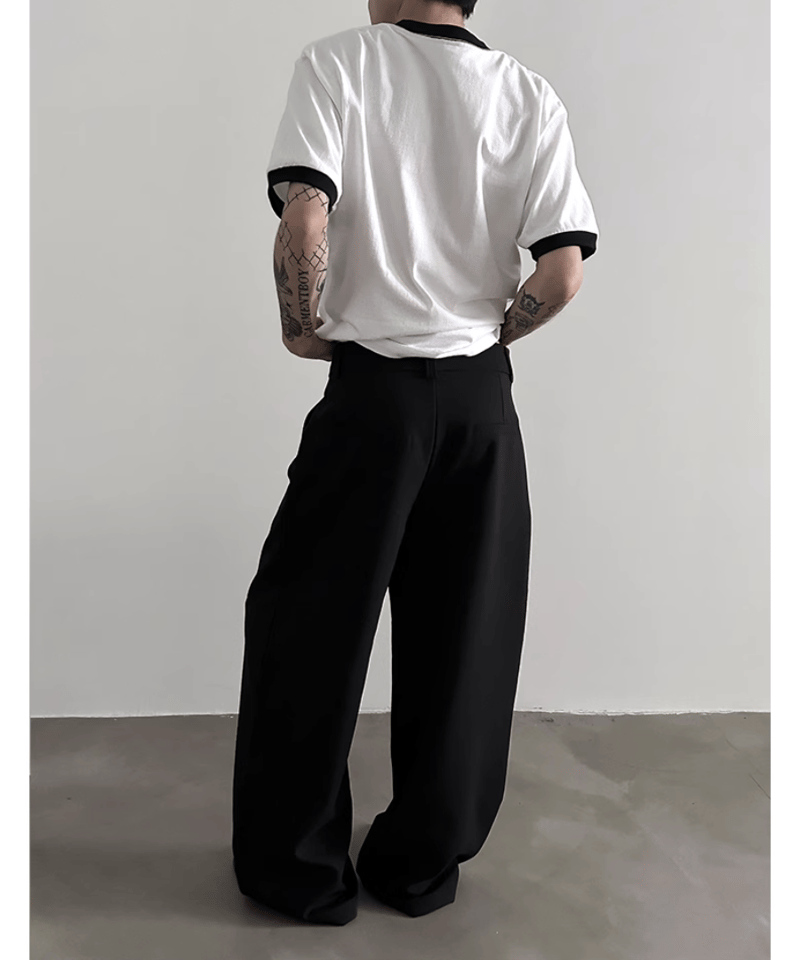 RATS リンガーTシャツ WHITE/BLACK L 未使用 モノトーン リンガーTシャツ | ness.