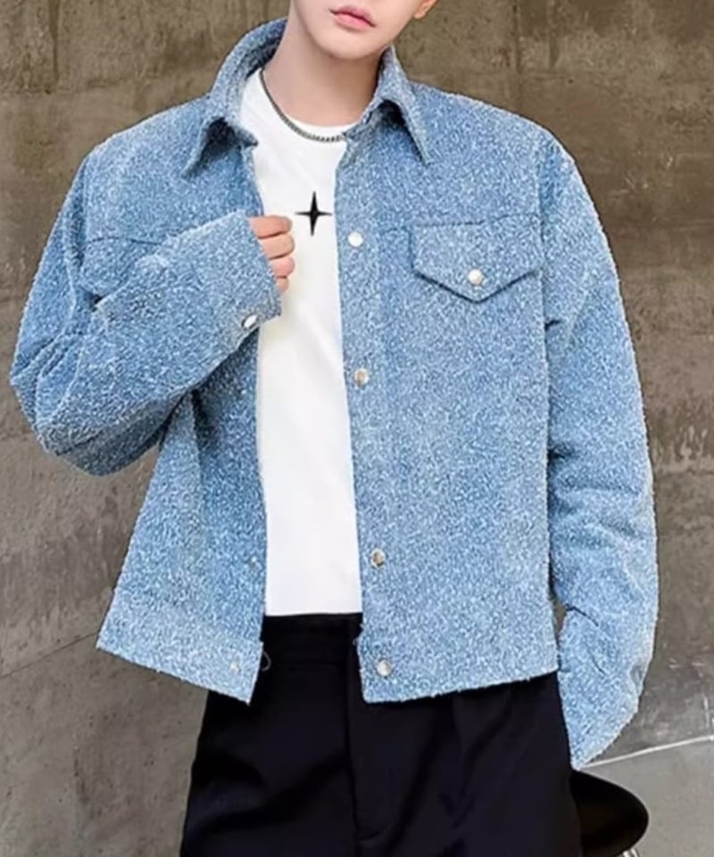 Courreges デニムジャケット ウォッシュド 短丈 Courreges デニムジャケット ウォッシュド 短丈 - メルカリ