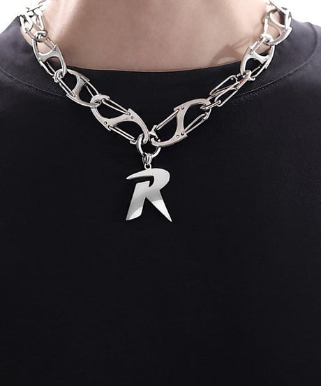 Rチャーム チェーンネックレス
