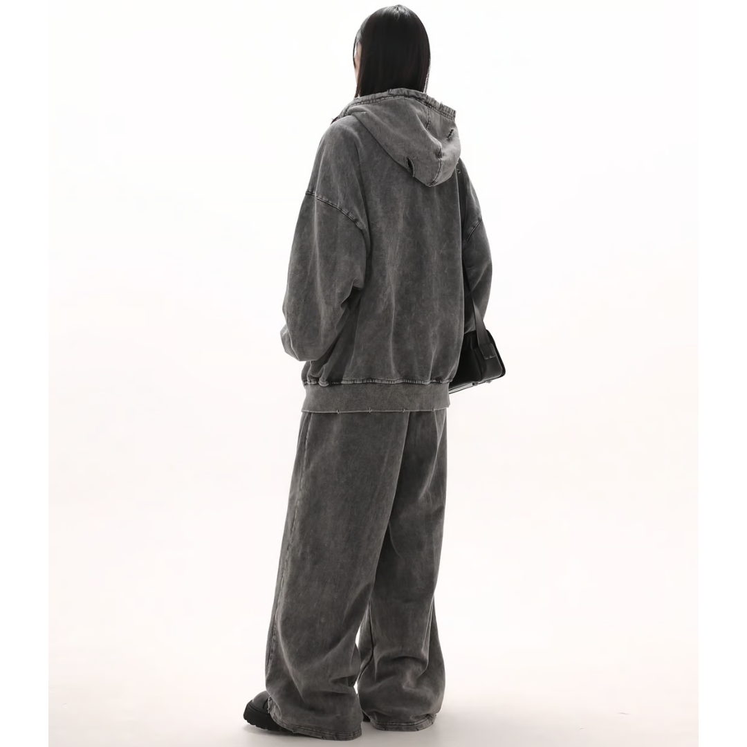 ヴィンテージダメージ スウェットフーデイー | ness.