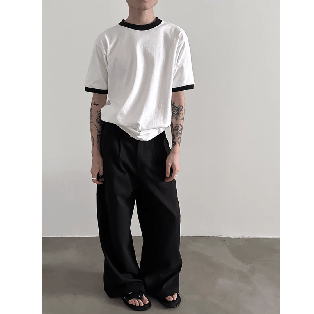 モノトーン リンガーTシャツ | ness.