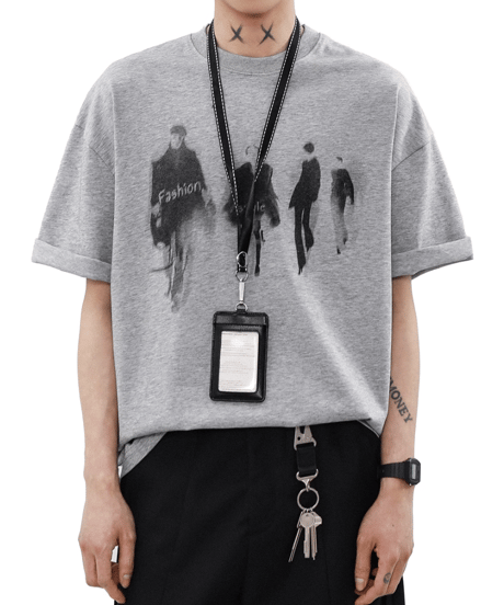ヒューマン フォトグラフィックTシャツ / 3color