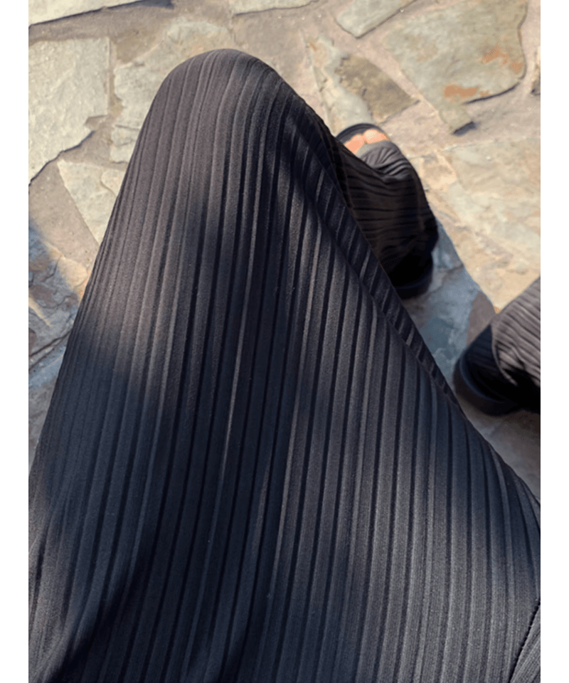 リラックスフィットプリーツパンツ / 2color | ness.