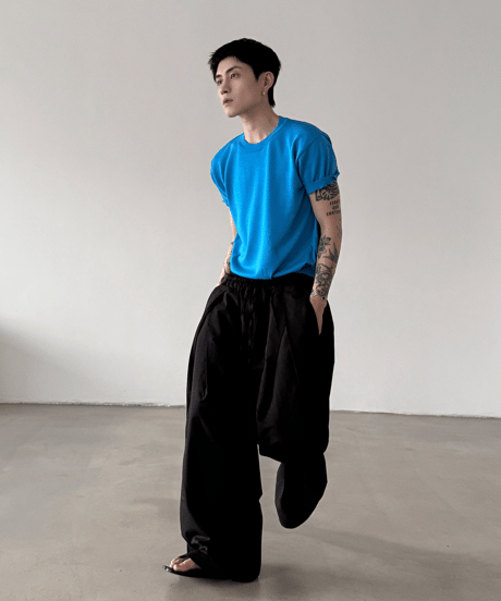 サマーニット クルーネックＴシャツ / 4color