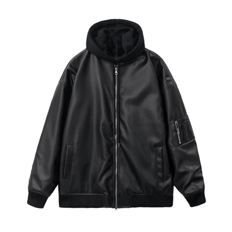 EX レザージャケット ジップブルゾン ブラック リアルレザー  XL EX レザージャケット ジップブルゾン ブラック リアルレザー XL