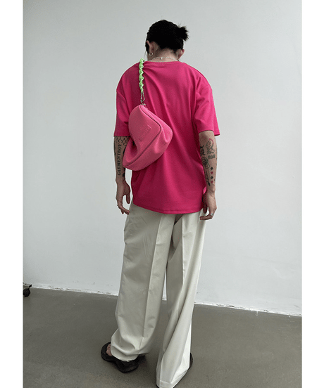 ジェネシスボーイ チョークロゴ ルーズシルエット Tシャツ / 5color