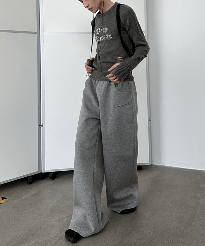 ワイドシルエット スウェットパンツ / 2color | ness. ワイドシルエット スウェットパンツ / 2color | ness.