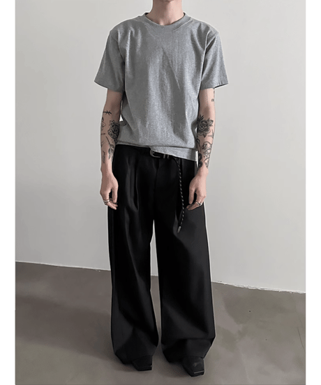 ベーシック ピュアコットン Tシャツ / 4color