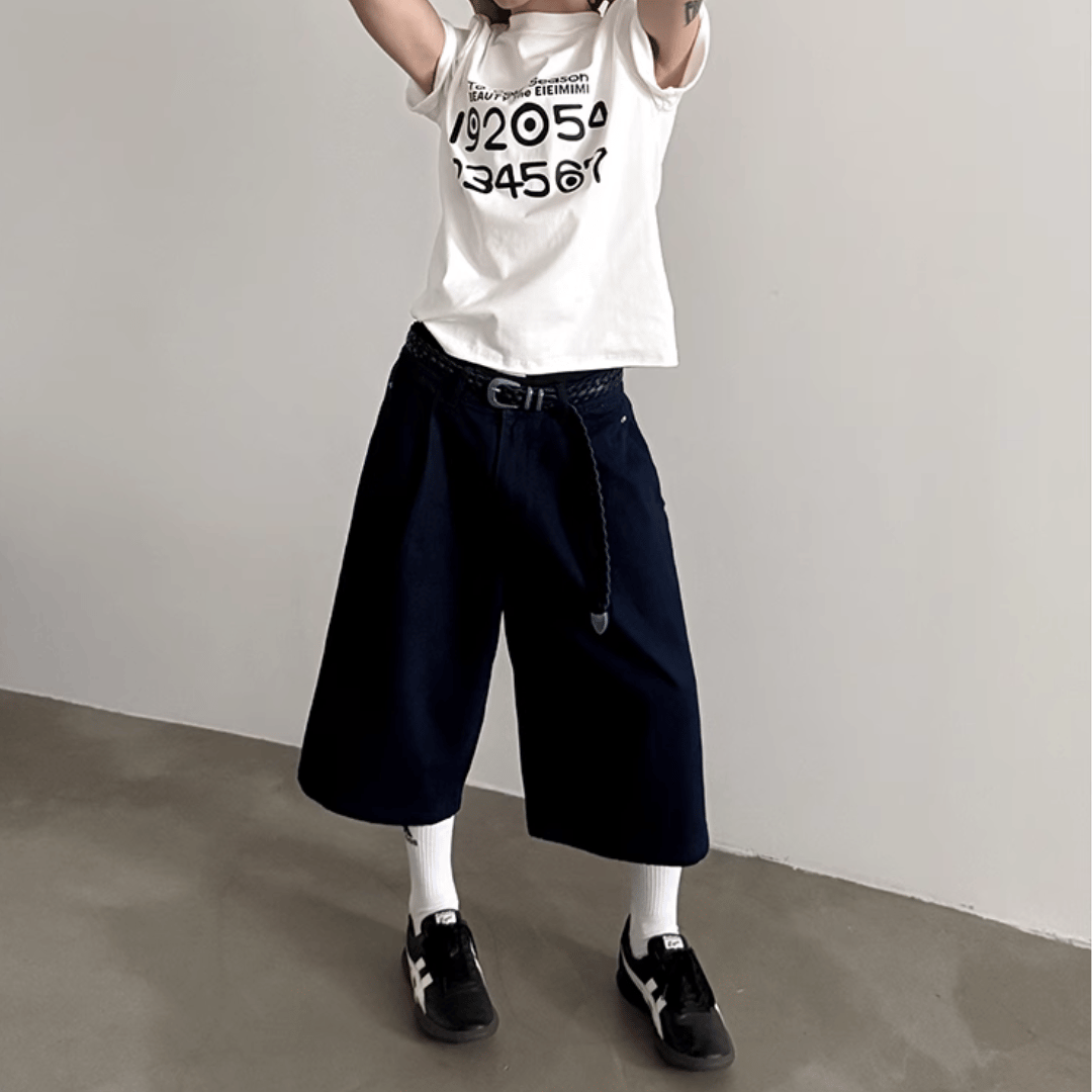 ワイドシルエット バギーハーフパンツ | ness.