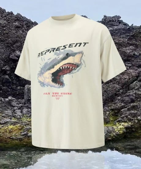 SHARK ATTACK グラフィックTシャツ / 2color