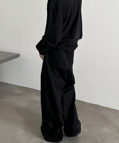 ルーズフィット ワイドデニムパンツ / 4color