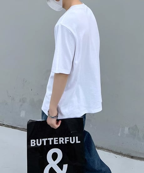 ルーズシルエット クルーネックTシャツ / 2color