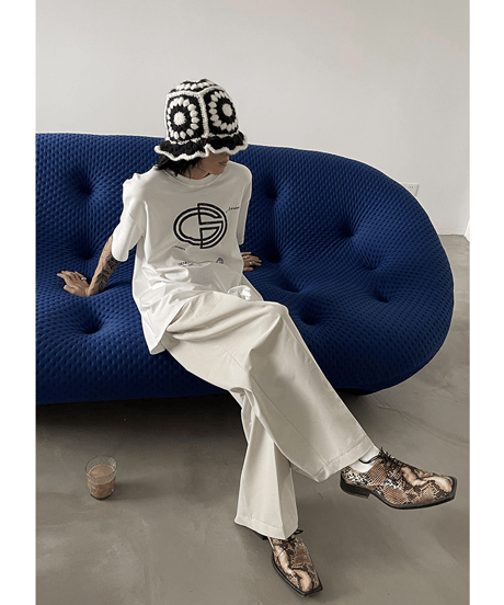 ジェネシスボーイ チョークロゴ ルーズシルエット Tシャツ / 5color