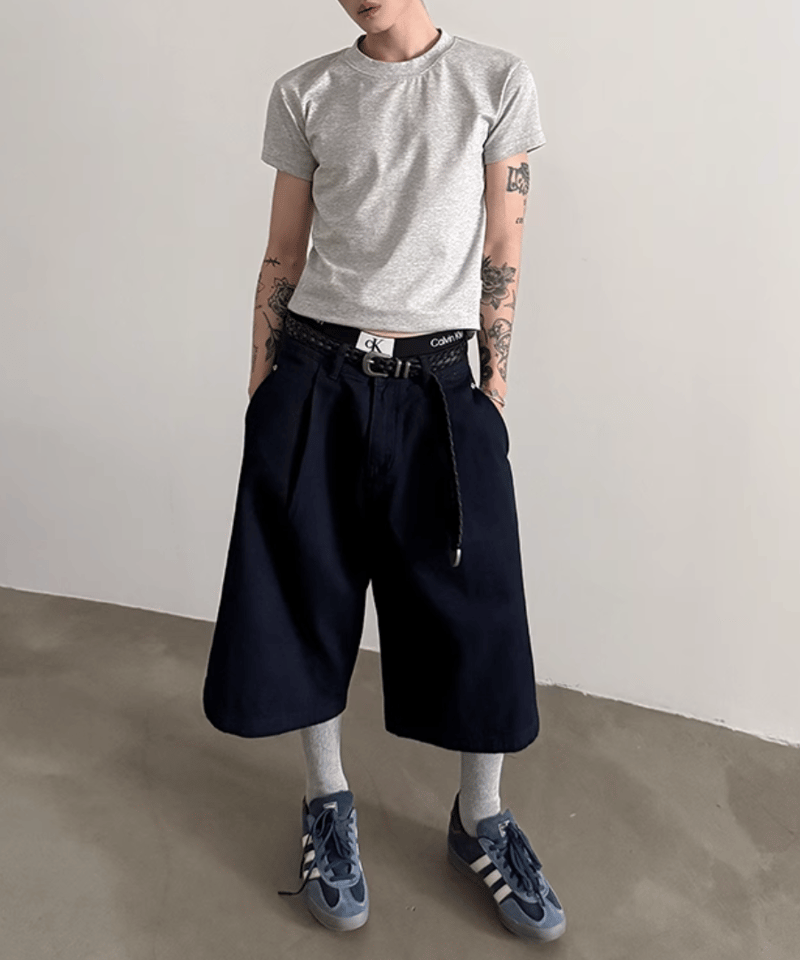 バギーハーフパンツ soerte ジーンズ ASSORTMENT BUGGY HALF PANTS/アソートメント