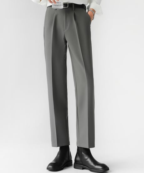 モードスタイル ストレートスラックス / 3color