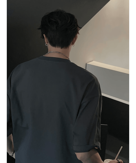 バイカラー ルーズシルエットTシャツ