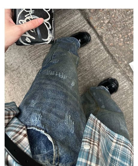 ヴィンテージ ワイドレッグデニム