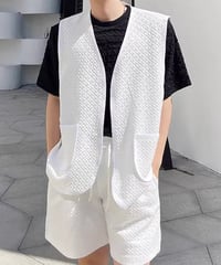 リラクシーベスト セットアップ / 2color set up