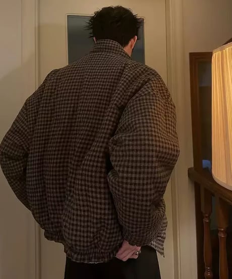 チェック リバーシブルジャケット
