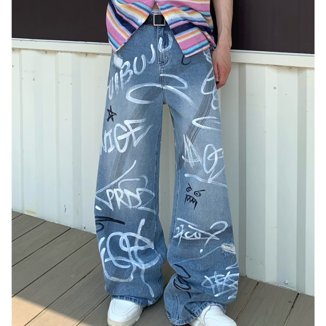 グラフィティ デニムパンツ | ness.