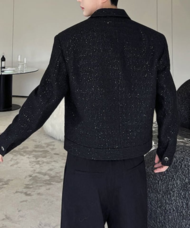 ツイードクロップドジャケット / 2color | ness.