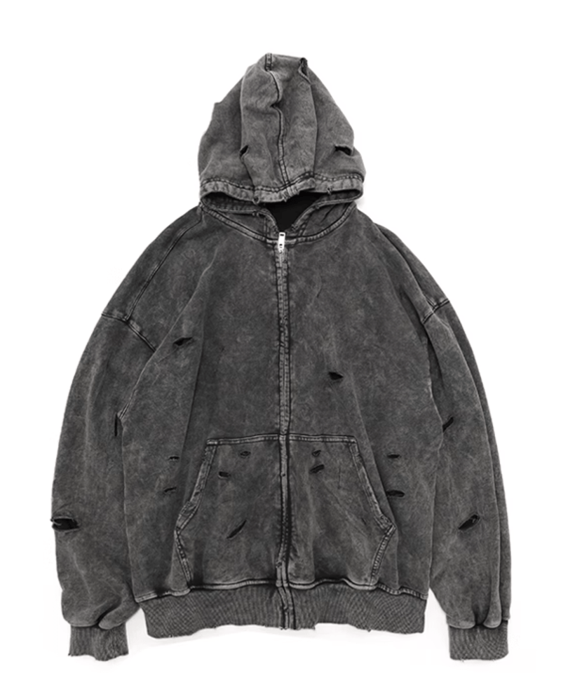 ヴィンテージダメージ スウェットフーデイー | ness.