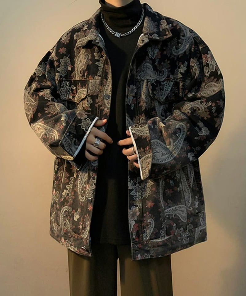 ペイズリー オーバーサイズジャケット | ness.