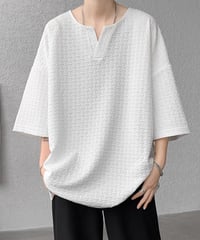 スプリットネック カットソー