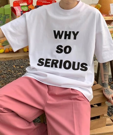 ホワイ ソー シリアスプリント TEE / 2color