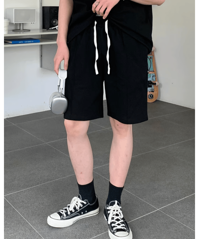 ハーフジップポロ＆ショーツセットアップ / 3color set up | ness.