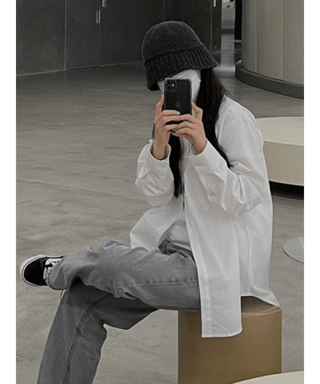 ニット バケットハット