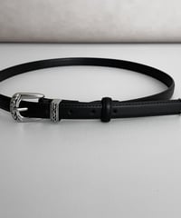 シルバーバックル レザーベルト