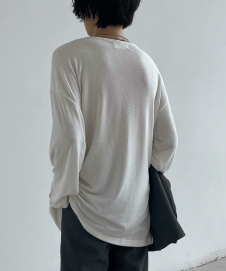 ルーズフィット ロングスリーブTシャツ / 2color