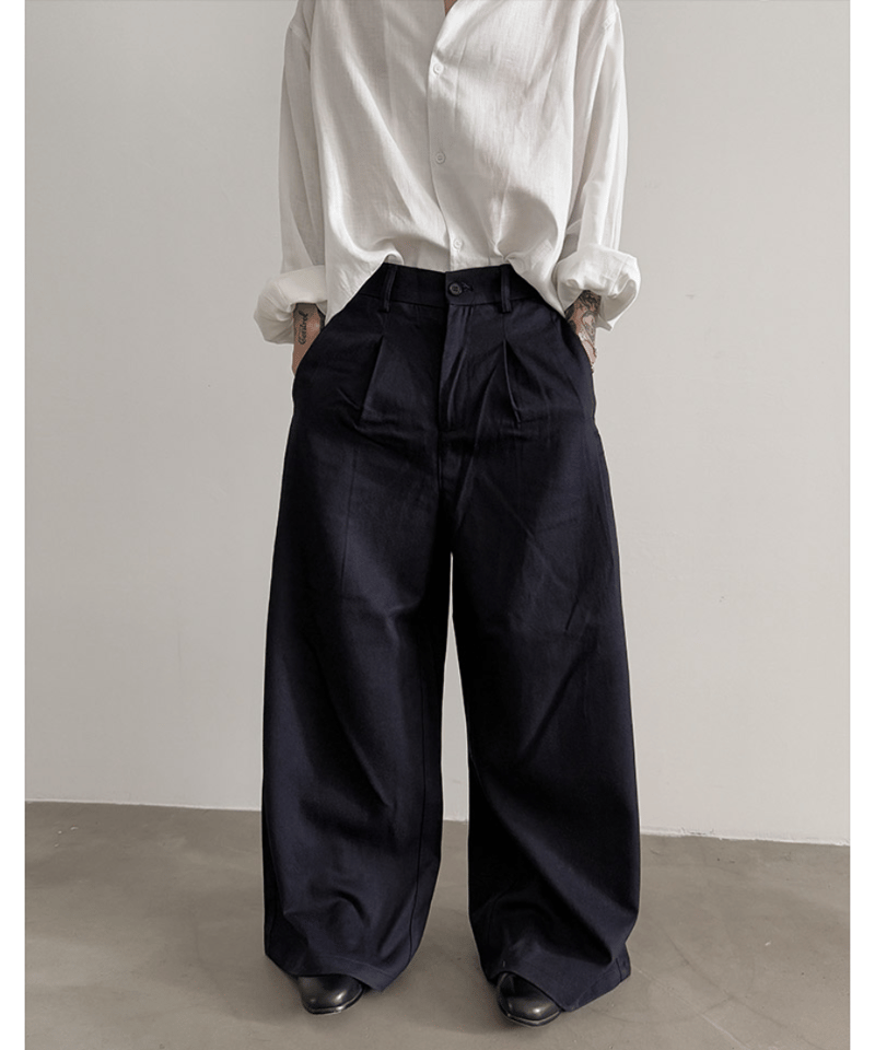 シルク絹93% ワイドパンツ　パンツ　カジュアルパンツ　XL グレー シルク絹93% ワイドパンツ パンツ カジュアルパンツ L(F)モスグレイ