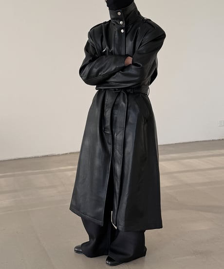 IS-NESS NON-BINARY S COAT オーバー トレンチ コート ATON（エイトン） トレンチコート コート 「ATON/エイトン」SUPER 160S