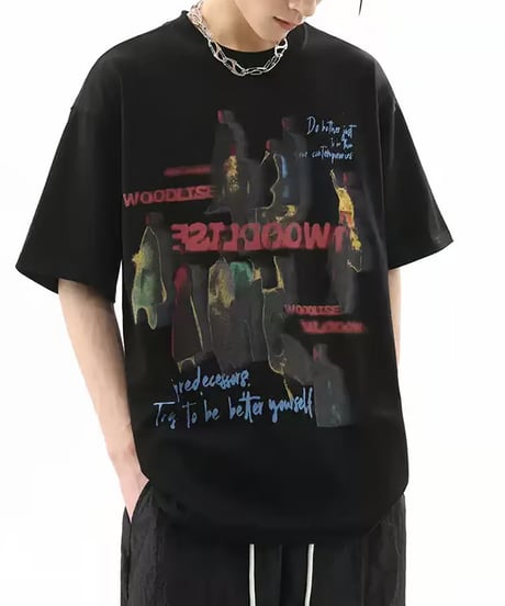 レトロプリントTシャツ / 2color