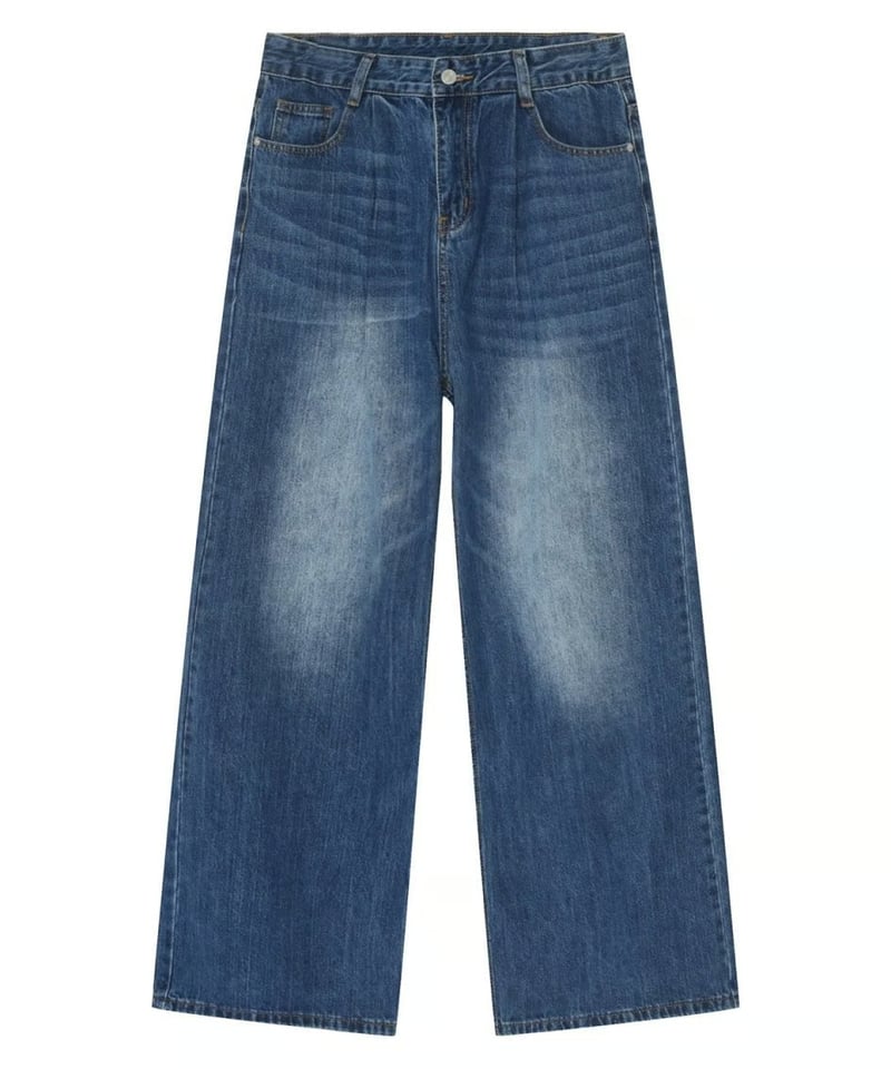 リラクシー ワイドストレートデニムパンツ / 3color | ness.