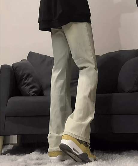 ライトウォッシュ・ストレートデニムパンツ / 2color