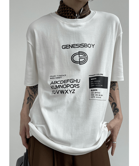 ジェネシスボーイ グラフィック ルーズシルエット Tシャツ / 2color