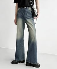 ヴィンテージ フレアデニムパンツ  / 2color