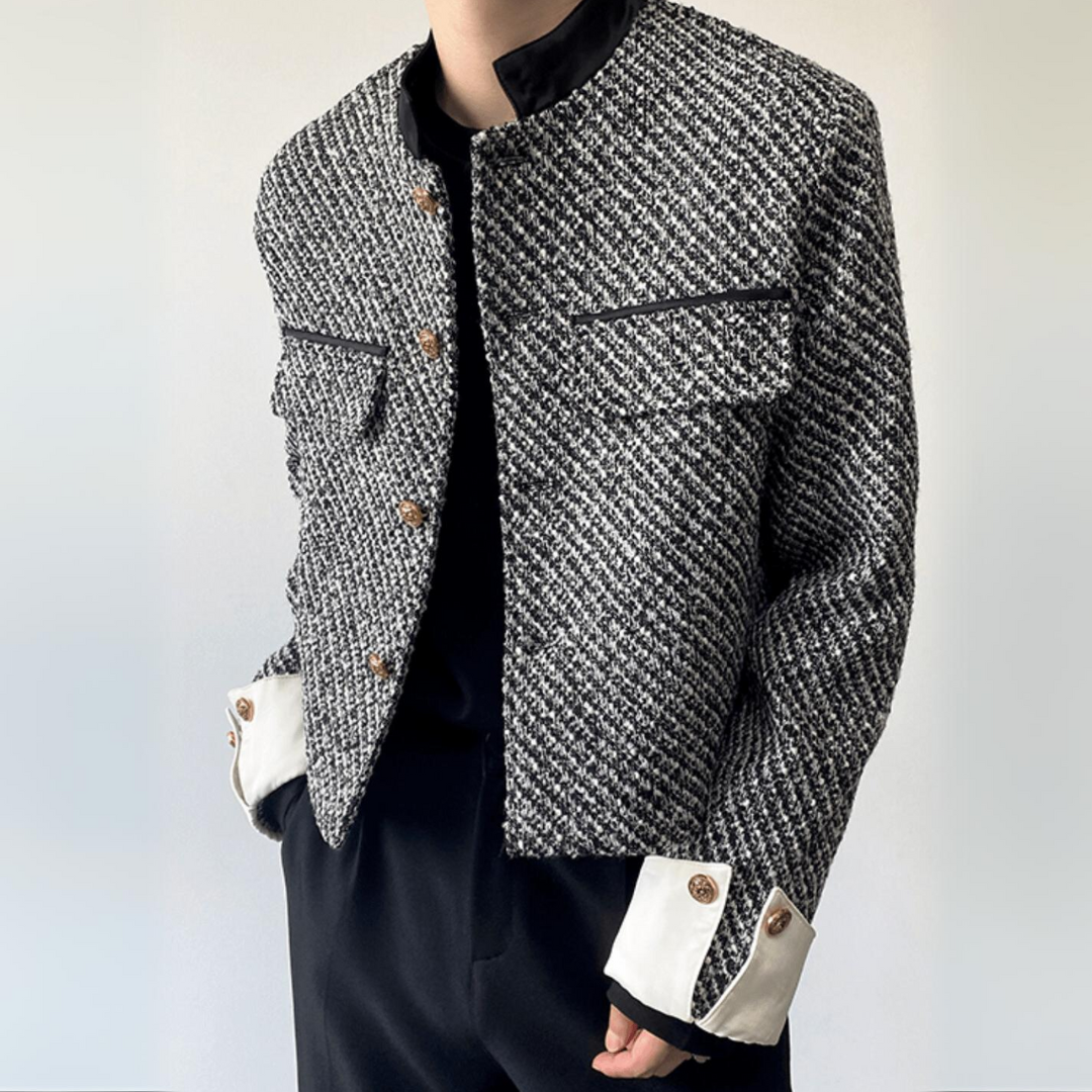 ニジイロ様専用】シビラ スタンドカラーAラインツイードジャケット