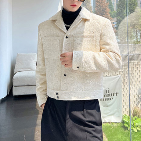 ツイードクロップドジャケット / 2color | ness.