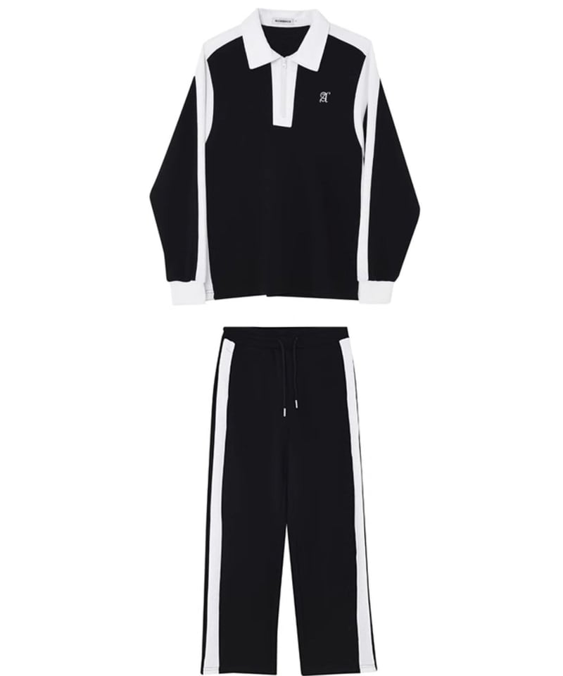 モノトーンスウェット セットアップ / 2color | ness.