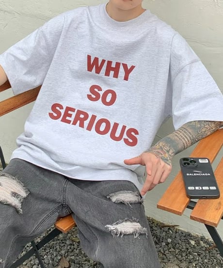 ホワイ ソー シリアスプリント TEE / 2color