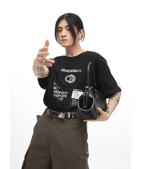 ジェネシスボーイ グラフィック ルーズシルエット Tシャツ / 2color