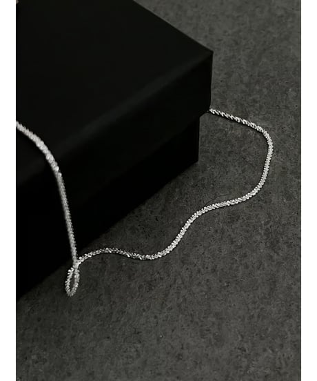 シンプルシルバー チェーンネックレス