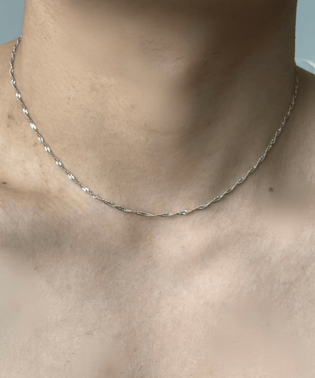 ツイストチェーンネックレス / 2color
